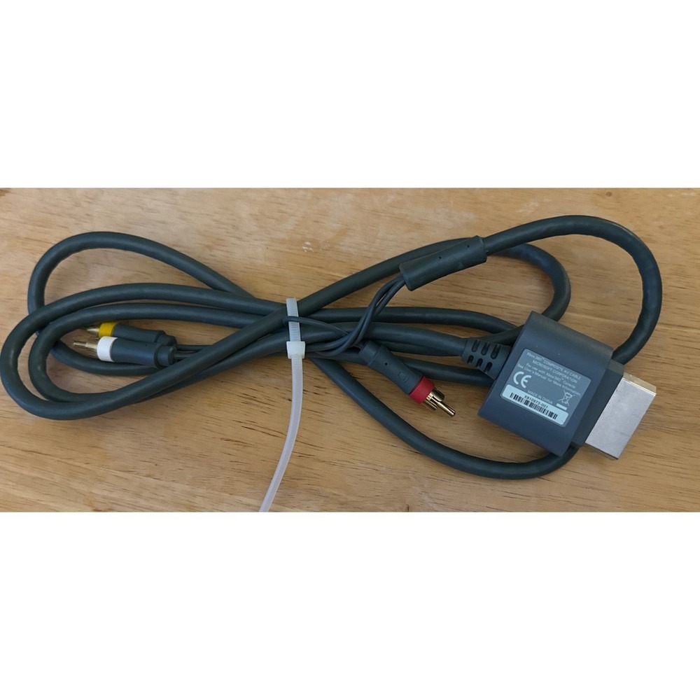 Microsoft - X810973-001 - Xbox 360 Grey Composite AV Cable Genuine